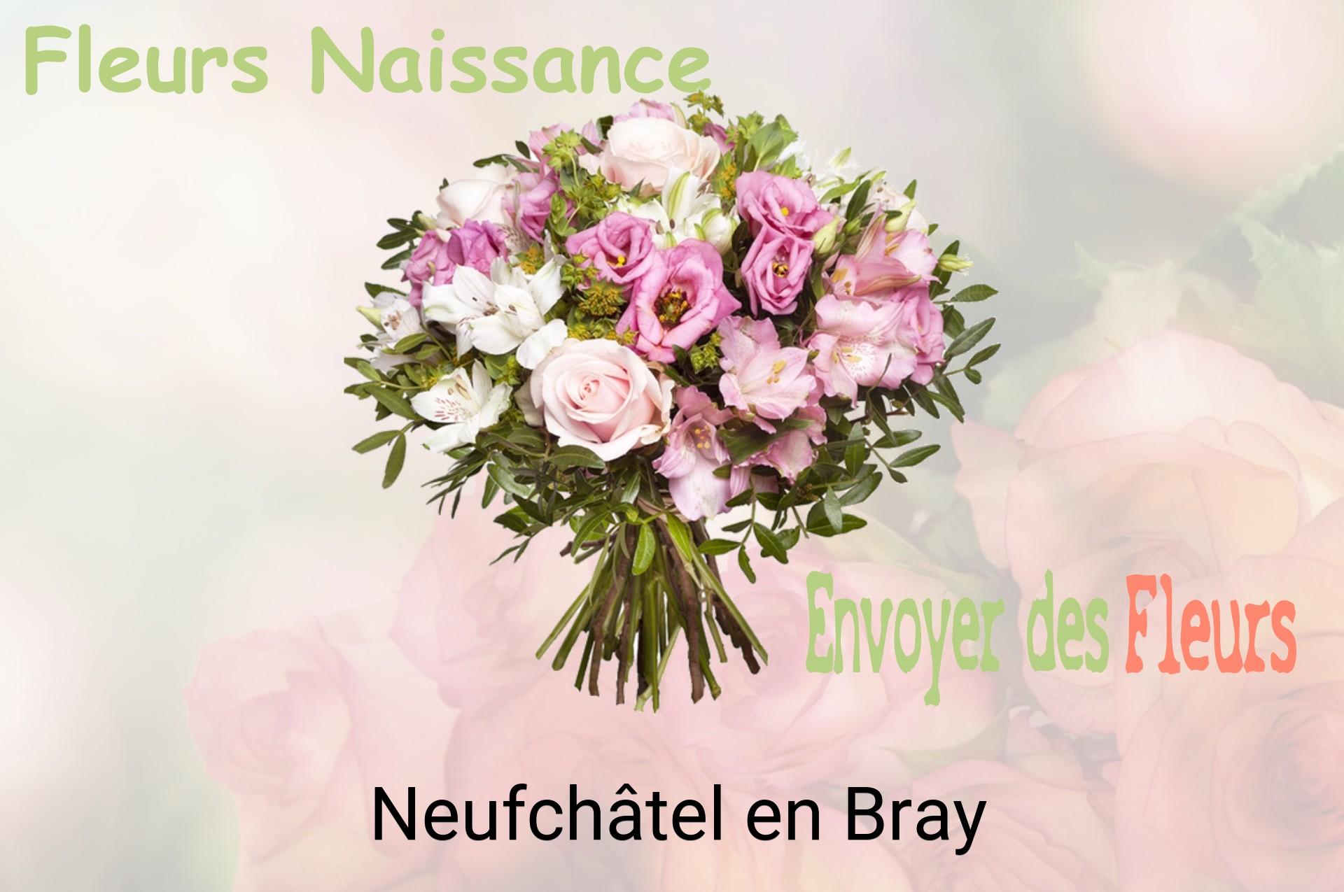 Bouquet de fleurs de naissance livré à Neufchâtel-en-Bray