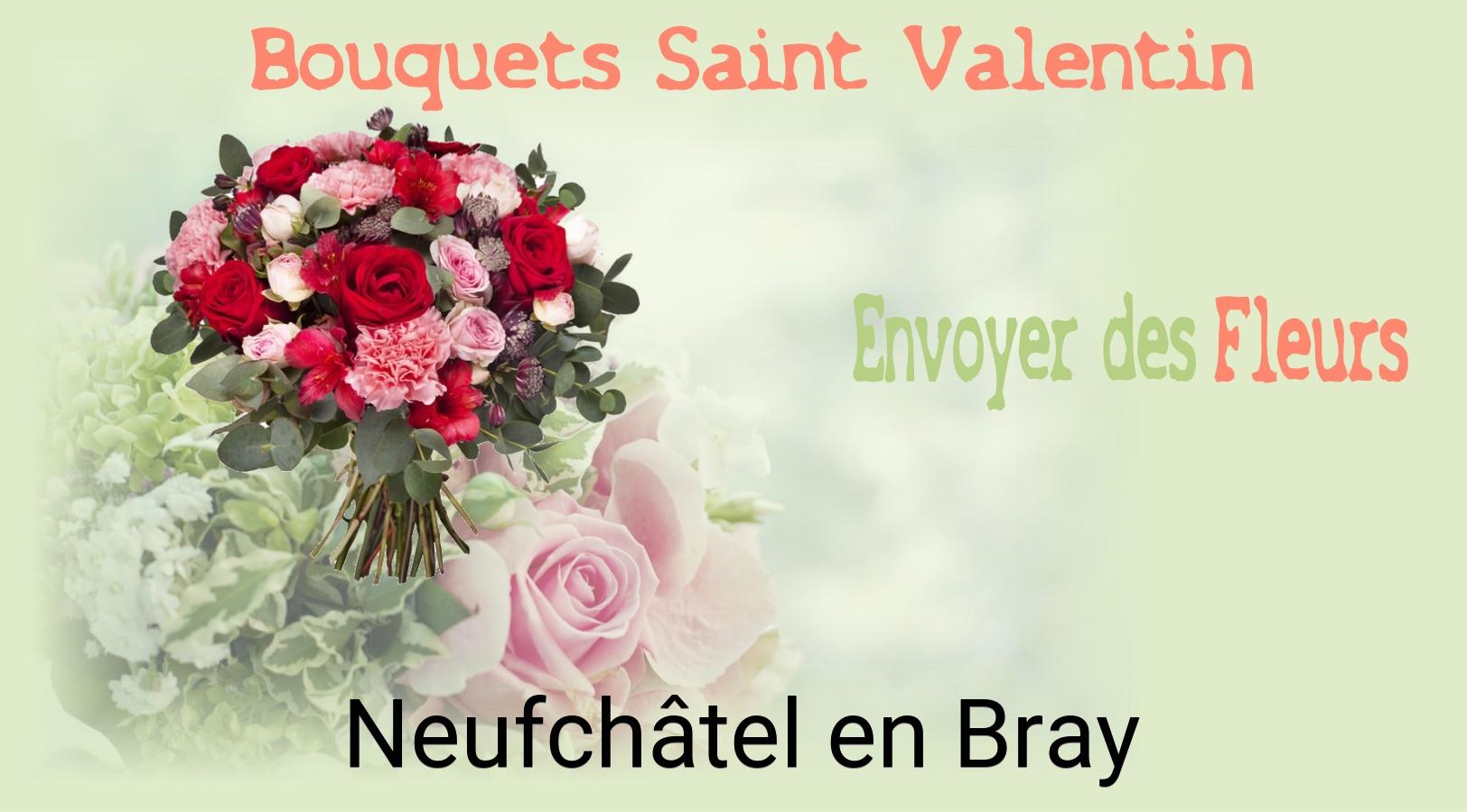 Roses de Saint-Valentin livrées à Neufchâtel-en-Bray